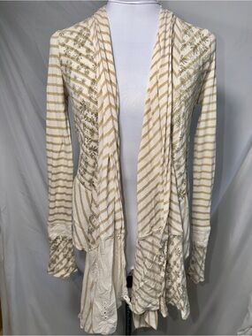Anthropologie Tiny Brand City Garden Open Cardigan
